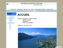 Tablet Screenshot of amicale.aixlesbains.fr